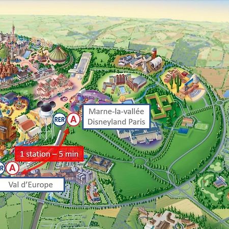 Studio Art - Shopping Center And Train Station 500M - Disneyland Paris 5Min Montévrain Esterno foto
