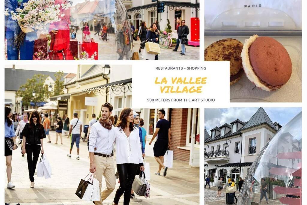 Studio Art - Shopping Center And Train Station 500M - Disneyland Paris 5Min Montévrain Esterno foto